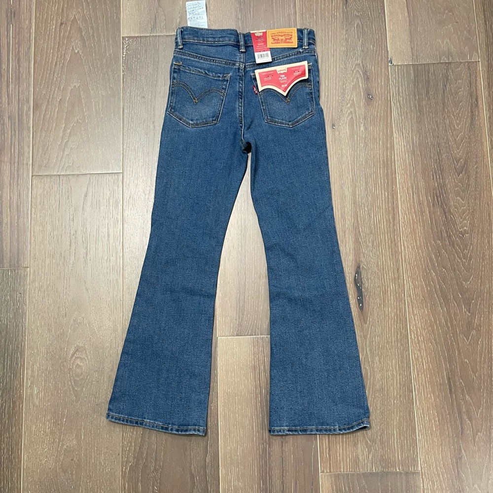 Girls Levi’s 726 Flare high rise jeans. NWT. Size 8 - Picture 3 of 3